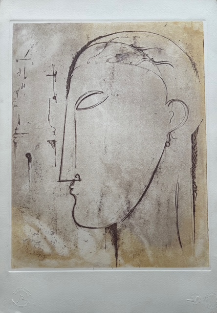 Tete de Profil - Amedeo Modigliani