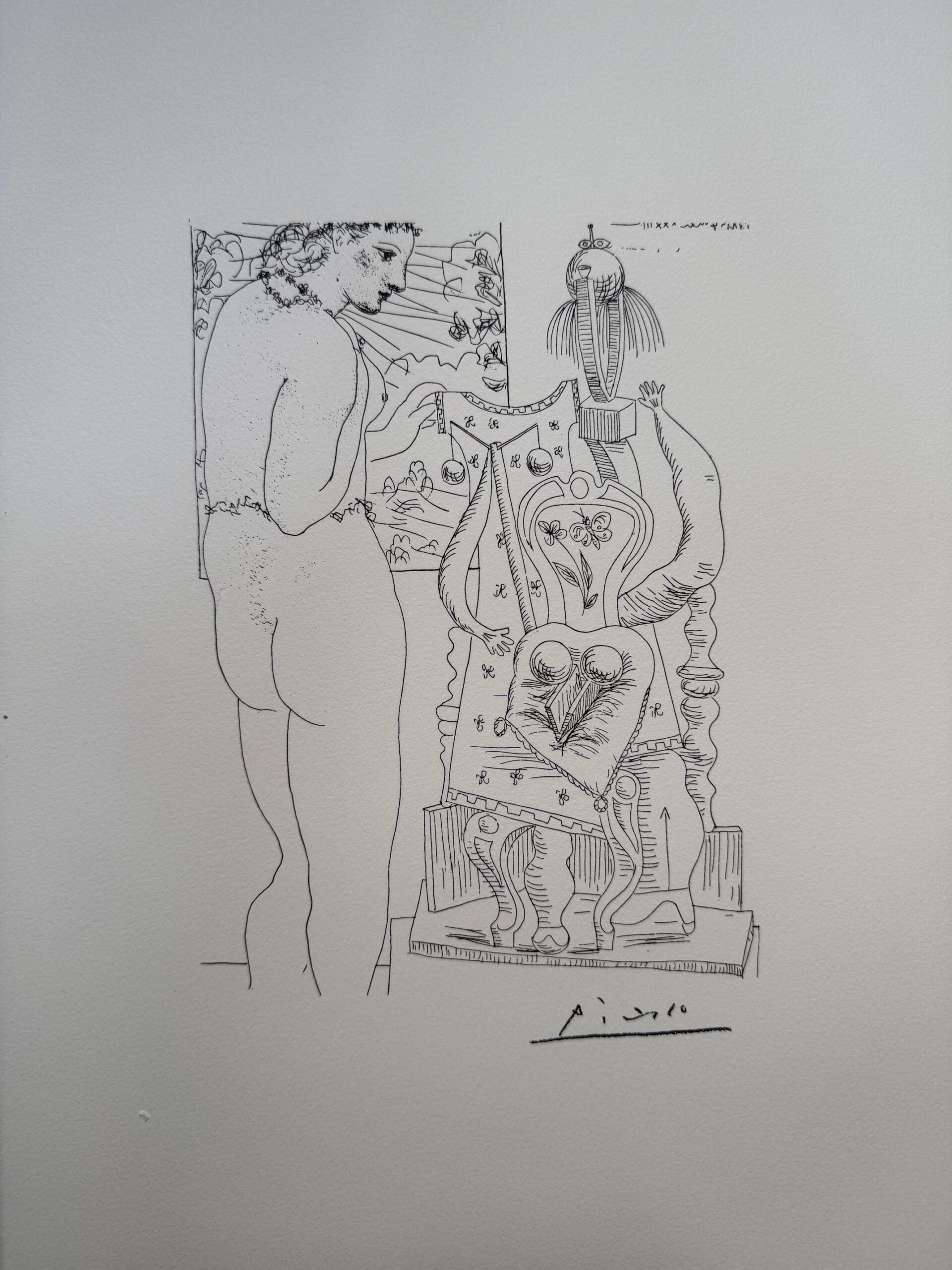 Modèle et Sculpture Surréaliste - Picasso Pablo – Image 1