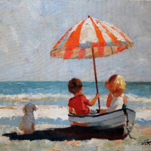 Au Bord de Plage - Francis Cristaux