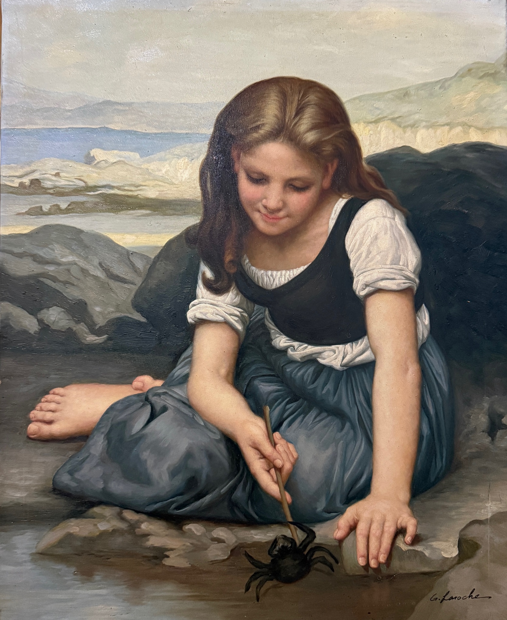Enfant Assis - Gérard Laroche  Xx – Image 1