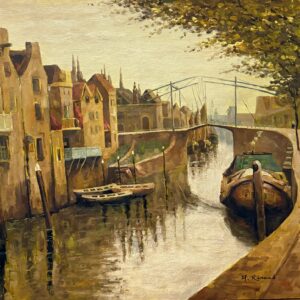 Canal dans la Ville Ancienne - Henri Renaud  Xx