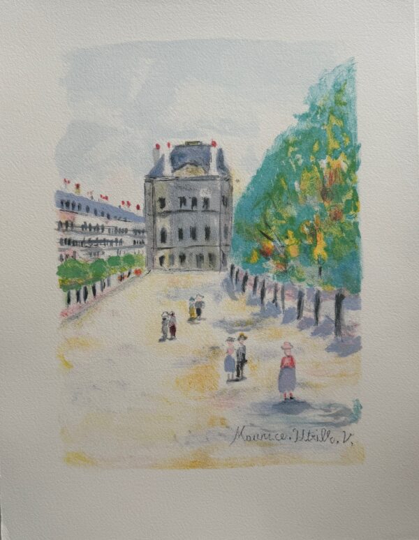 Paris Capitale : le Louvre et les Tuileries - Utrillo Maurice