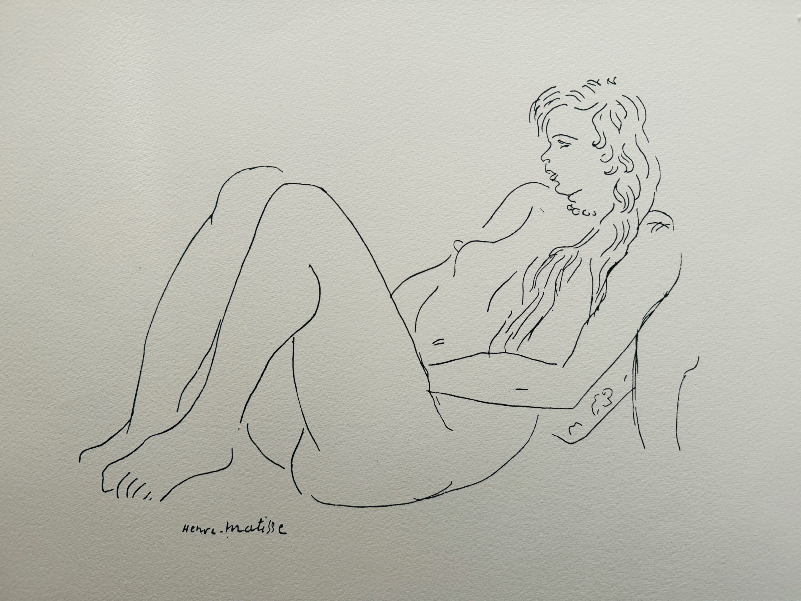 Nu au Collier et aux Cheveux Longs - Henri Matisse – Image 1