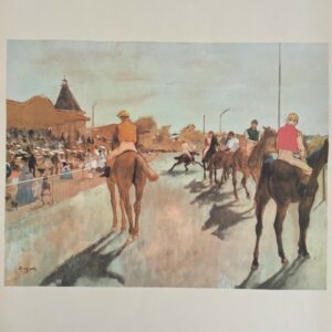 Devant les Tribunes - Edgar Degas