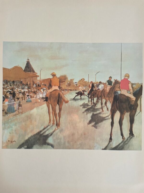 Devant les Tribunes - Edgar Degas
