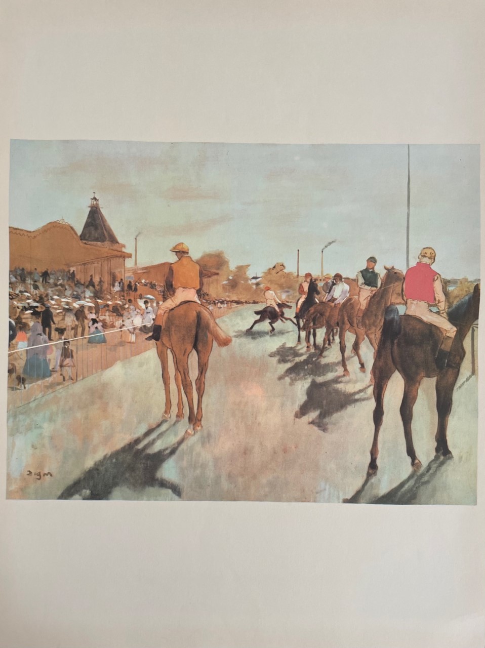 Devant les Tribunes - Edgar Degas – Image 1