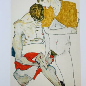 Lovers 1913 - Egon Schiele