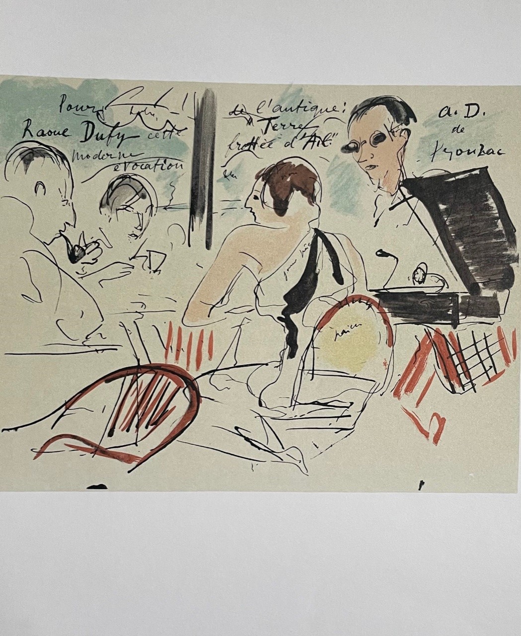 En Terasse - André Dunoyer De Segonzac – Image 1