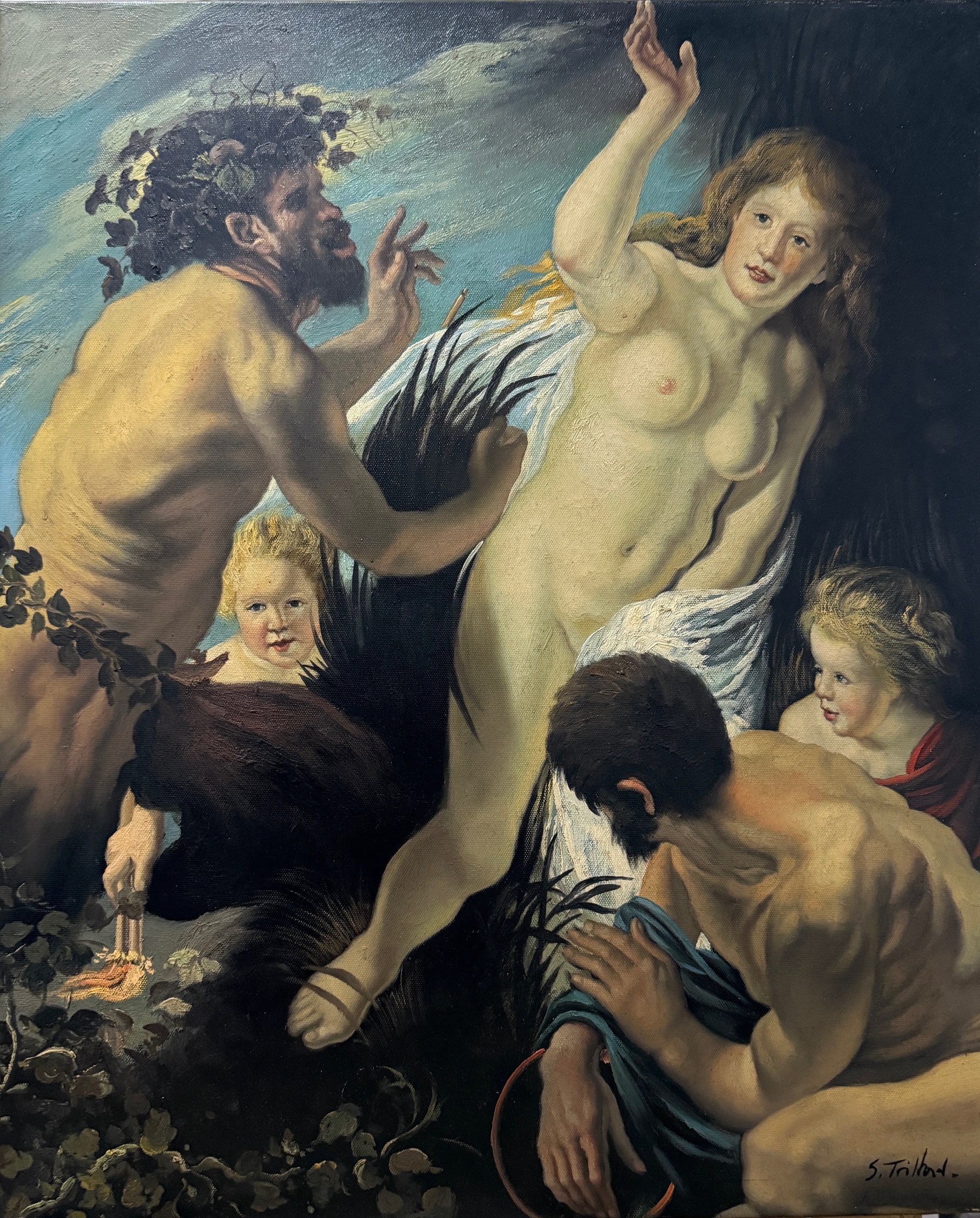 Scène Religieuse Baroque - Ecole Française Xxe – Image 1