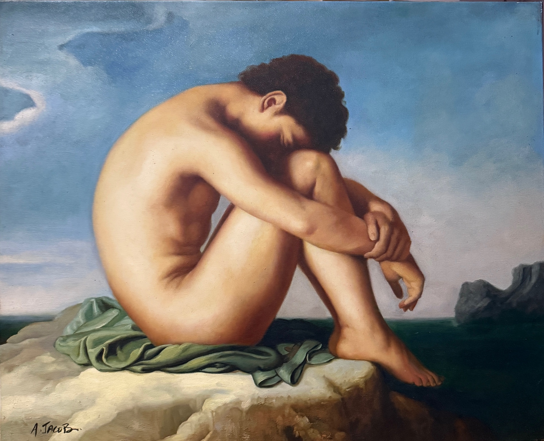 Nu Assis en Plein Air - A Jacob  Xx – Image 1