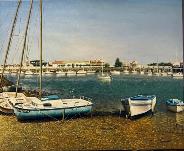 Bateaux Amarrés au Port - Ecole Française Xxe
