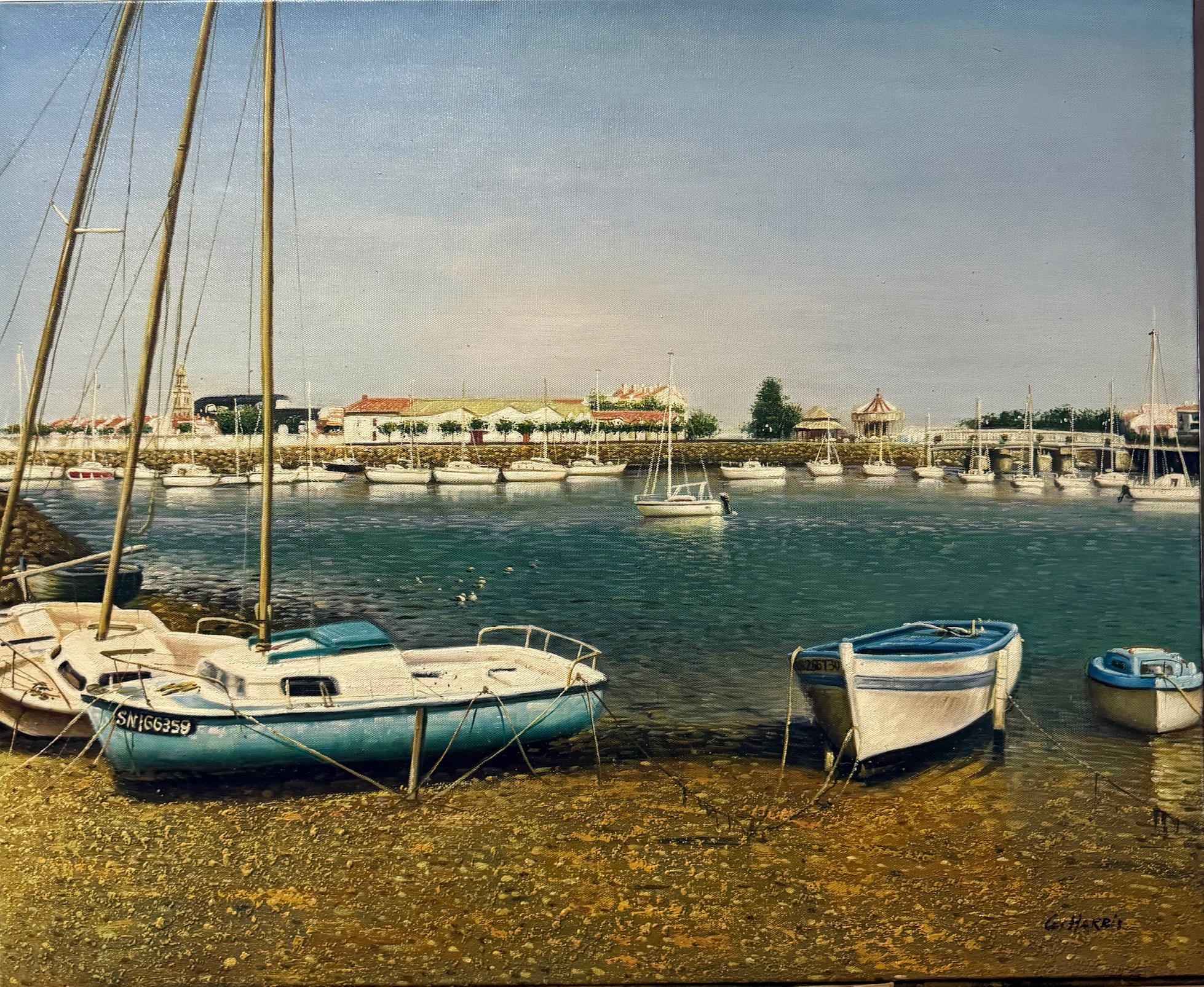 Bateaux Amarrés au Port - Ecole Française Xxe – Image 1