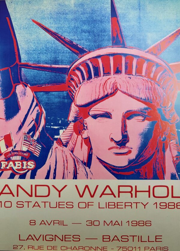 10 Statues Of Liberty - Warhol Andy