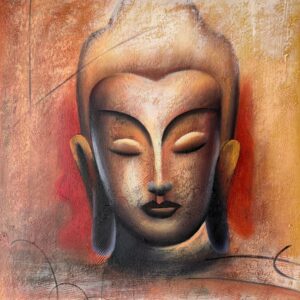 Tête de Bouddha - Xxe Ecole Moderne