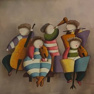 Funky Musician - École Moderne 20E Eeuw