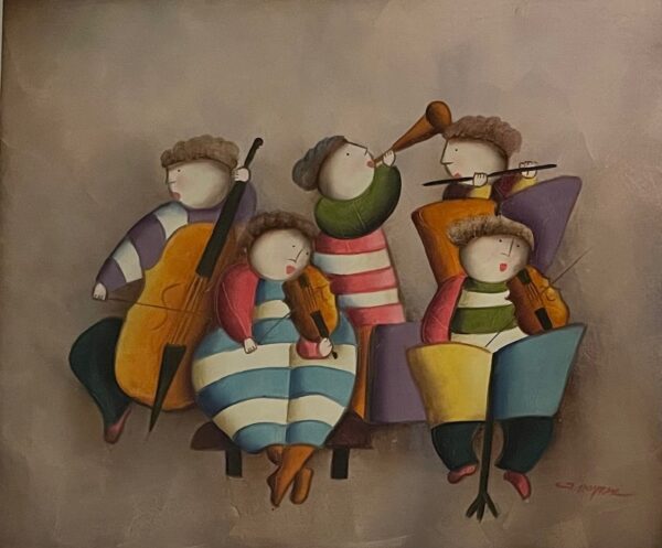 Funky Musician - École Moderne 20E Eeuw