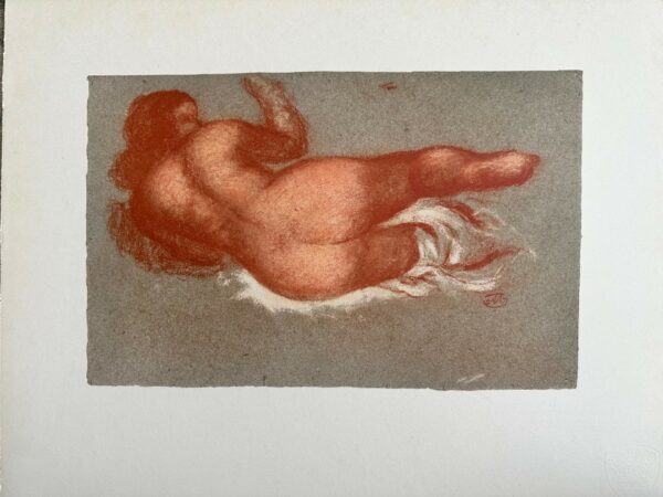 Jeune Femme Couchee sur le Dos , une Jambe Levee - Maillol Aristide