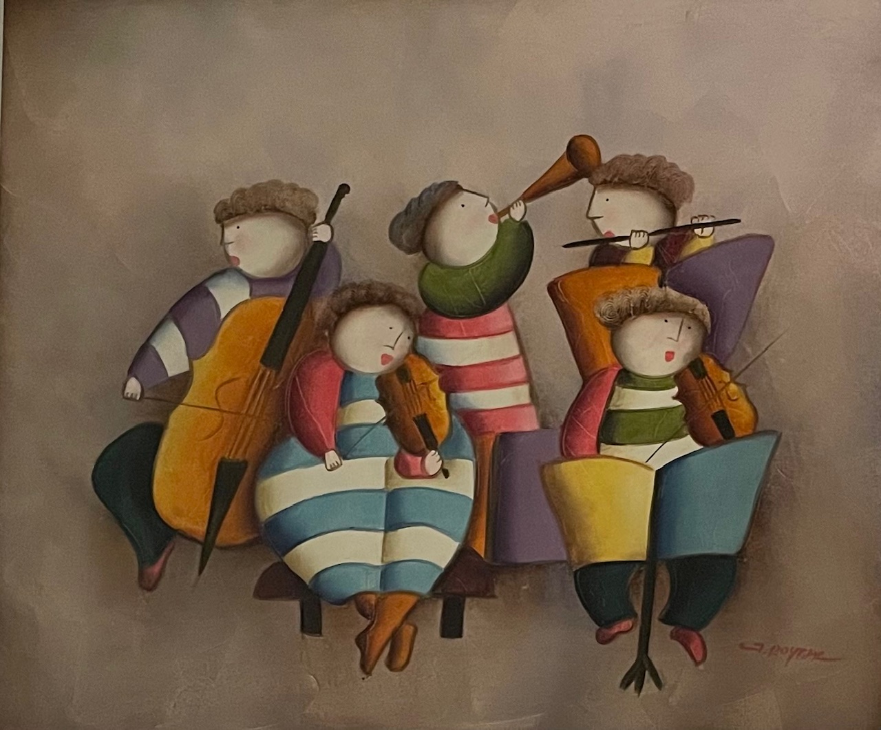 Funky Musician - École Moderne 20E Eeuw – Image 1
