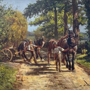Promenade en Forêt - Xxe Siècle École Française