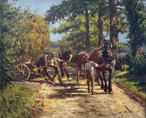Promenade en Forêt - Xxe Siècle École Française