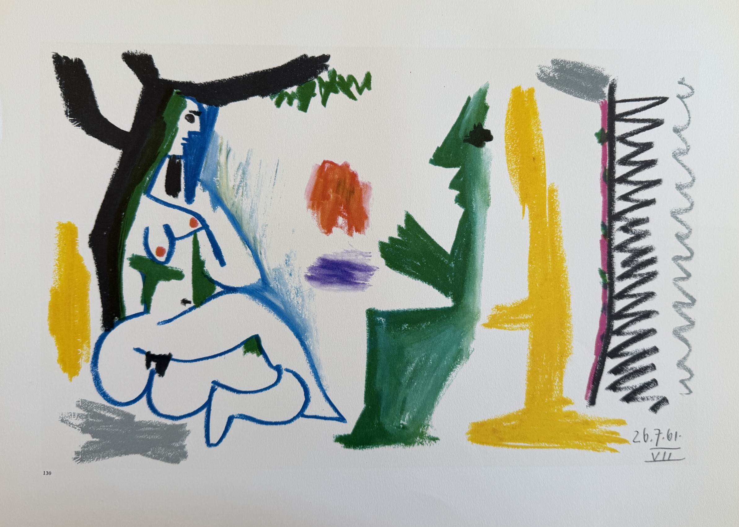Personnage Assis - Pablo Picasso – Image 1