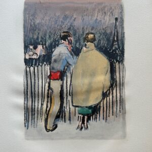 Comme dans Louise , les Couples, du Haut de la Botte , Contemplaient Paris - Dongen Kees Van