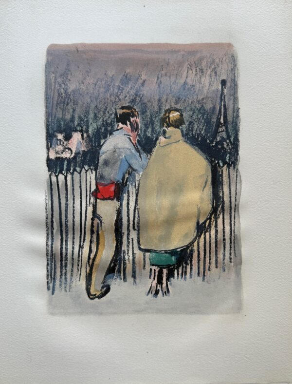 Comme dans Louise , les Couples, du Haut de la Botte , Contemplaient Paris - Dongen Kees Van
