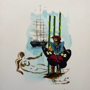 Le Peintre aux Papillons - Salvador Dali