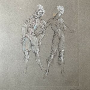 Le Couple Danseurs - Fini Léonor