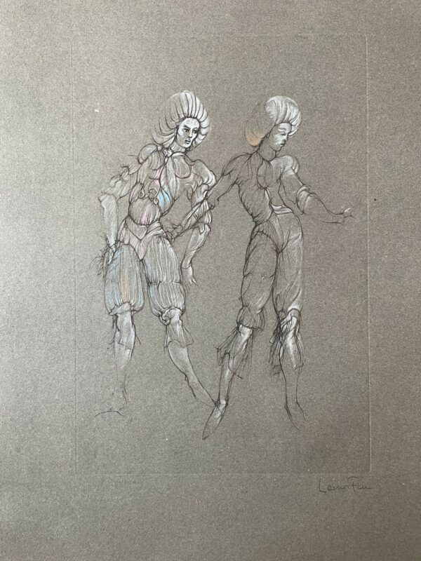 Le Couple Danseurs - Fini Léonor
