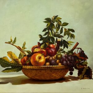 Corbeille de Fruits Exotiques - Ecole Française Xxe