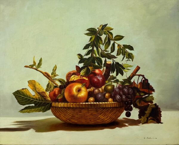 Corbeille de Fruits Exotiques - Ecole Française Xxe