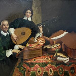 Musiciens Autour D’une Table - F Vernos  Xx