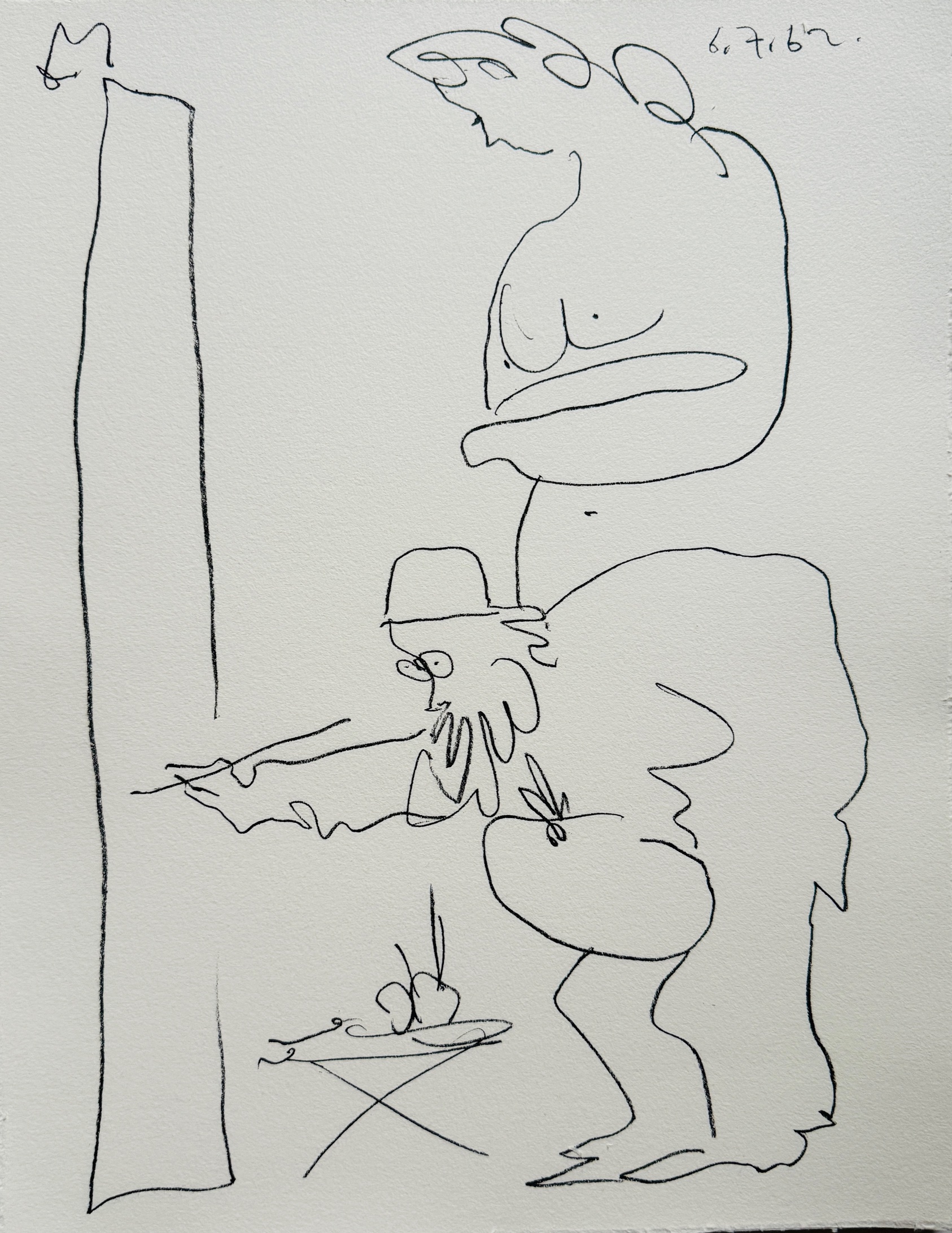 Le Peintre et Son Modèle, 1962 - Pablo Picasso – Image 1
