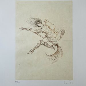 Sorciere et le Chat - Léonor Fini