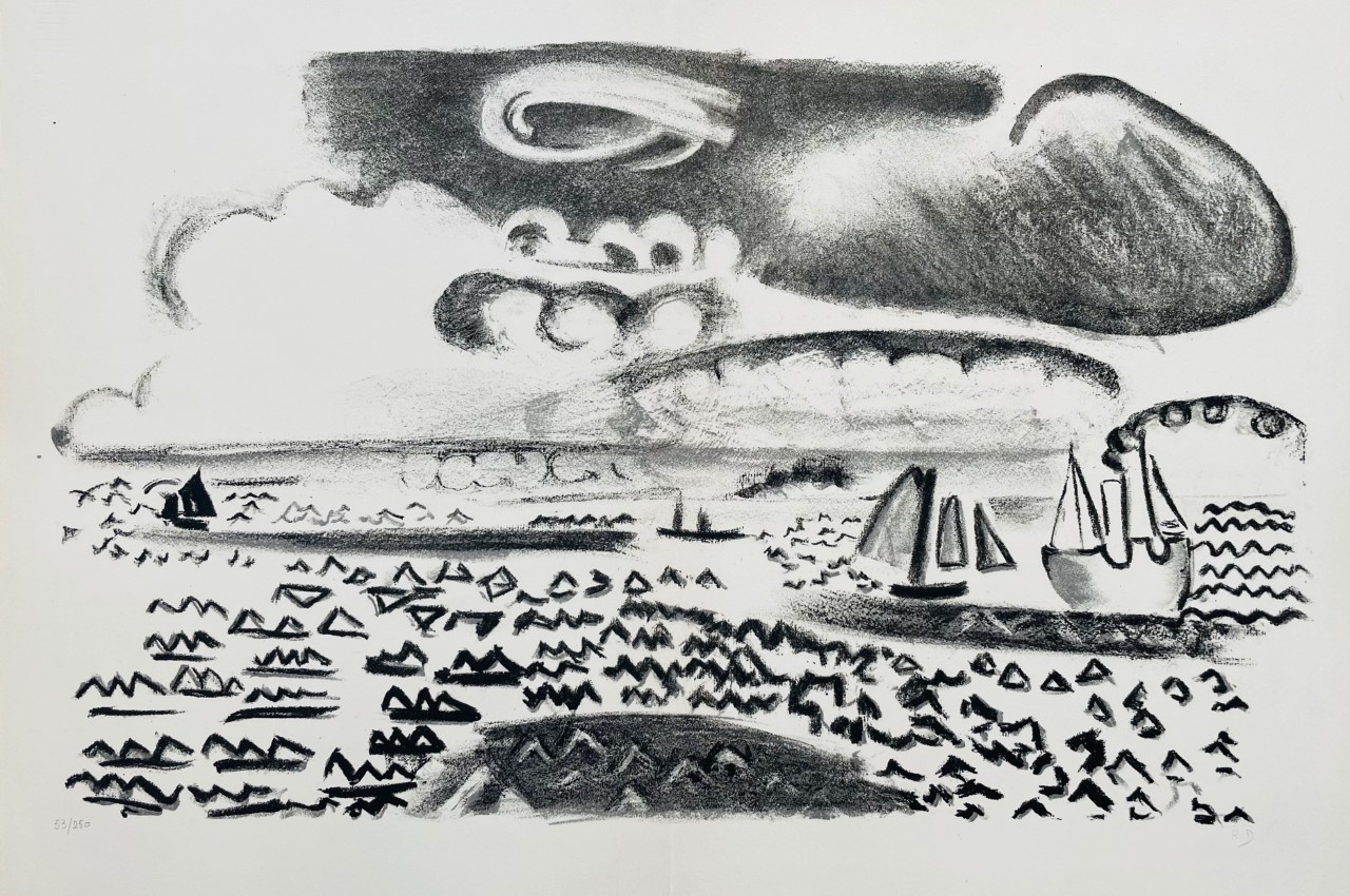 Depart dans une Mer Agitee - Raoul Dufy – Image 1