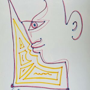 Profil D'homme - Jean Cocteau
