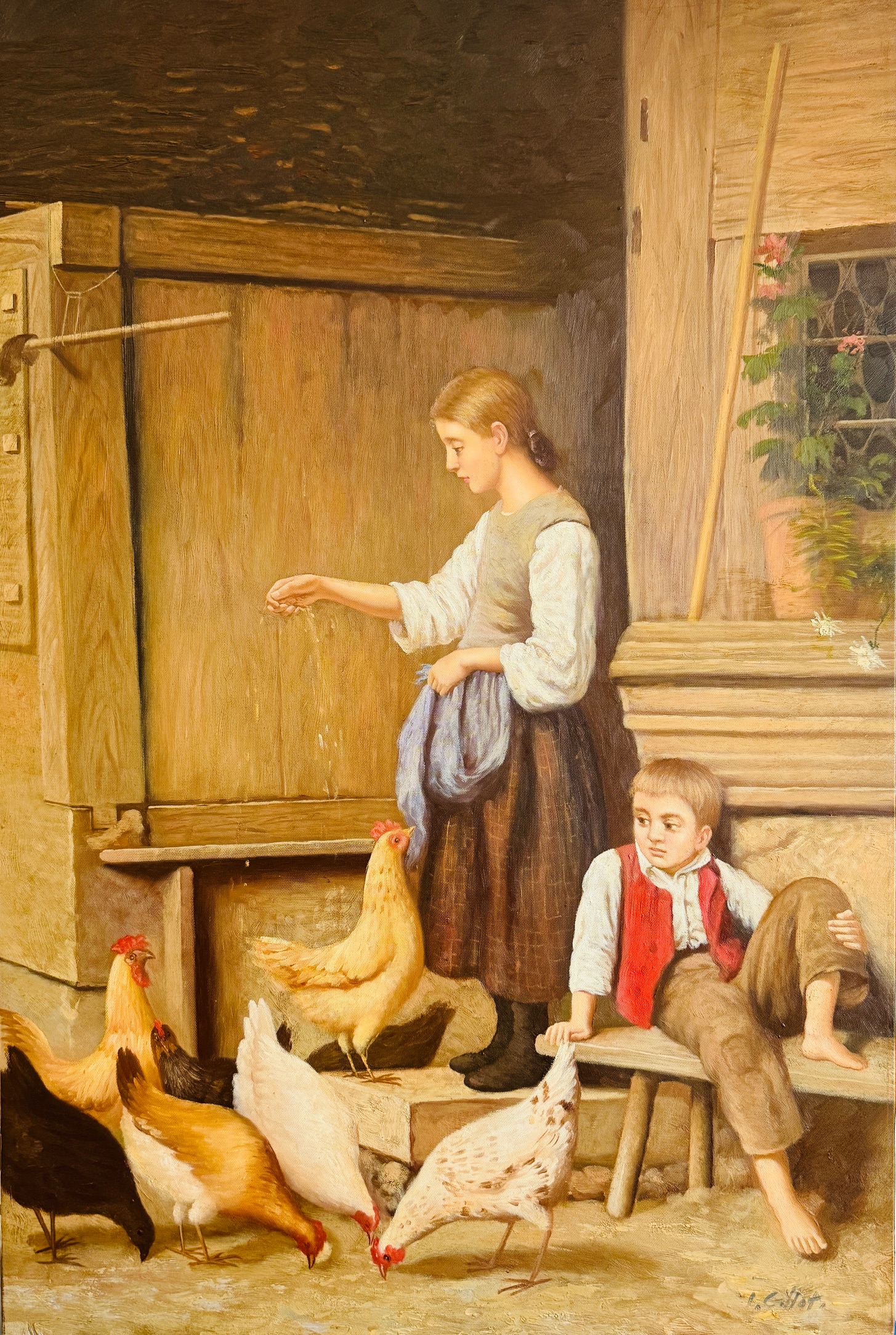Intérieur Rustique, Gestes Simples - Xxe Siècle École Moderne – Image 1