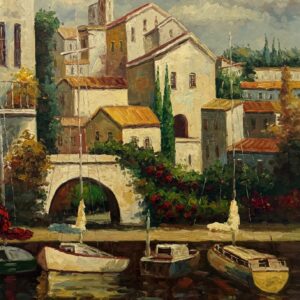 Village Serré Autour de la Colline - Samuel Smills