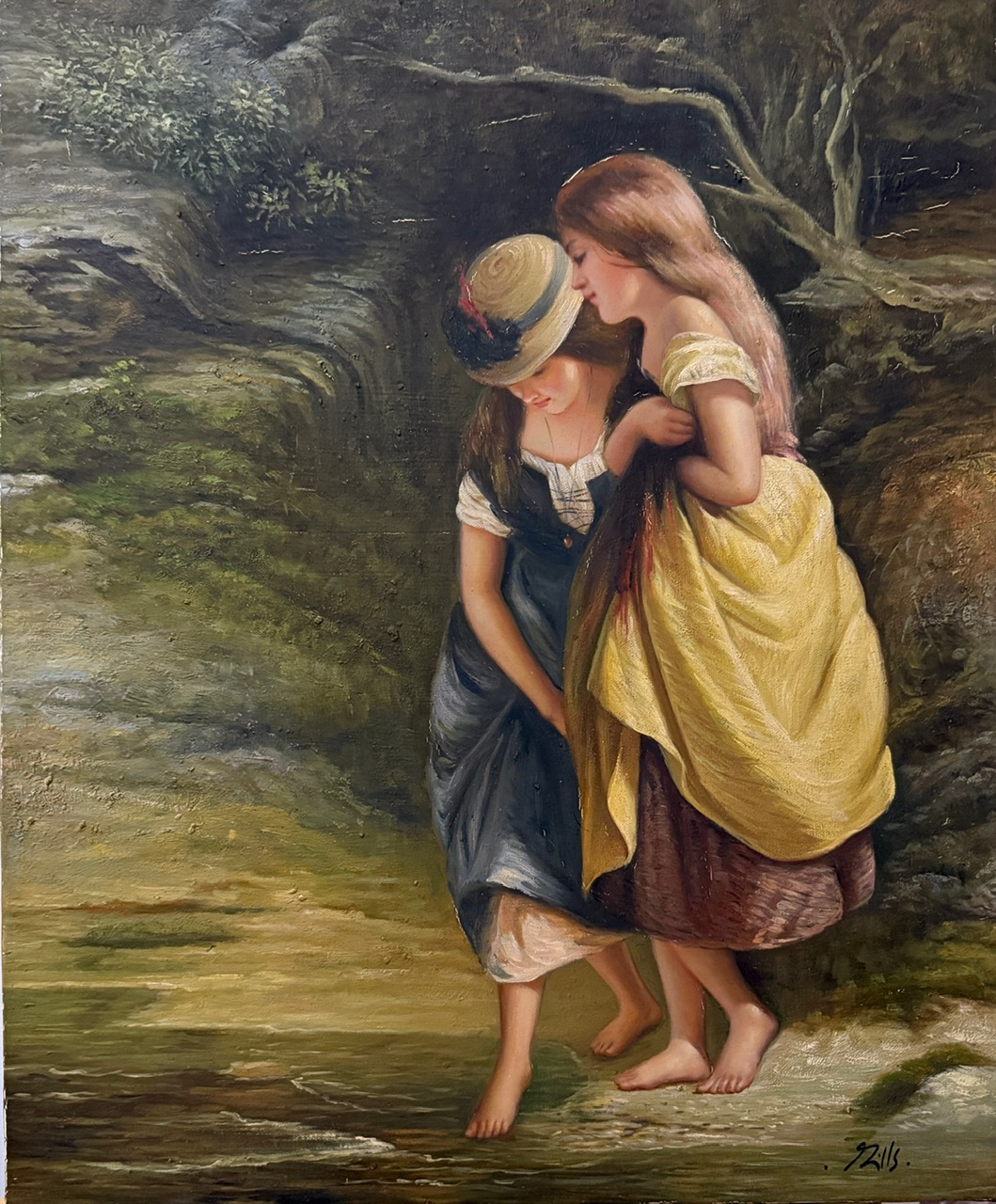 Les Deux Soeurs - Xxe Siècle École Française – Image 1