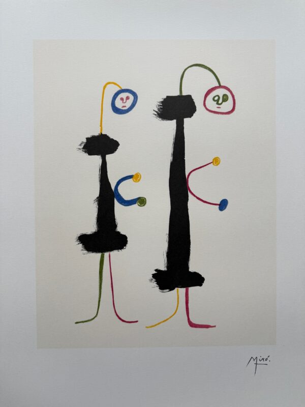 Couple Amoureux Surrealiste - Miro Joan