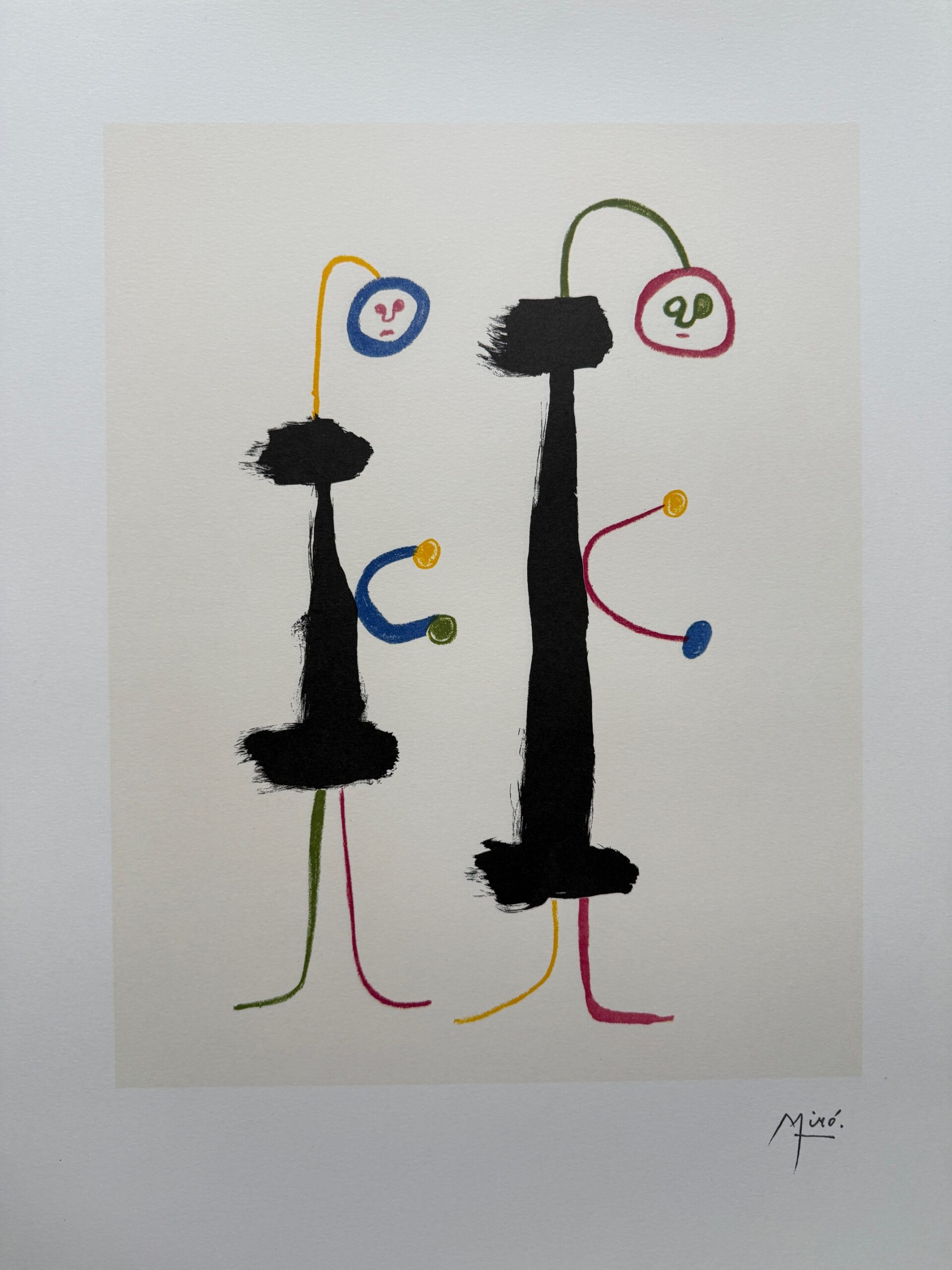 Couple Amoureux Surrealiste - Miro Joan – Image 1
