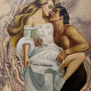 Scène Mythologique de Couple - Xxe Siècle École Française