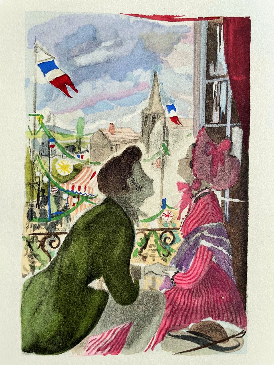 Au Balcon - Emile Grau-Sala – Image 1