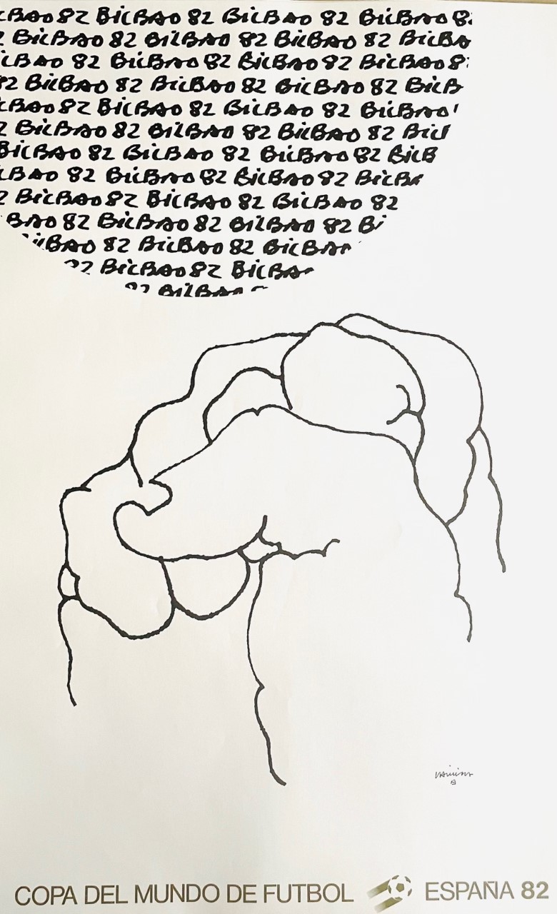 Copa Del Mundo de Futbol - Bilbao 1982 - Eduardo Chillida – Image 1