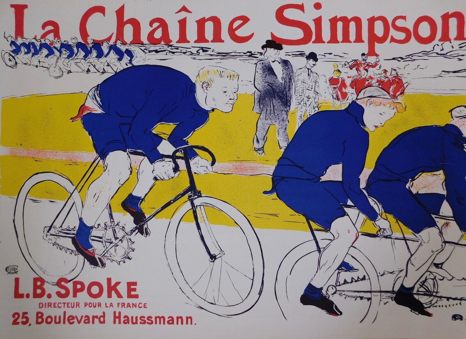 La Chaîne Simpson » - Toulouse Lautrec Henri De – Image 1