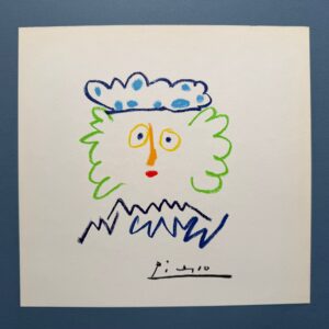 Portrait A la Collerette Verte - Pablo Picasso