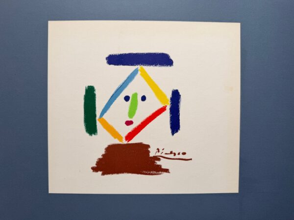 Visage Geometrique Polychrome - Pablo Picasso