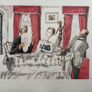 Diner Mondain 1952 - Tsuguharu Léonard Foujita