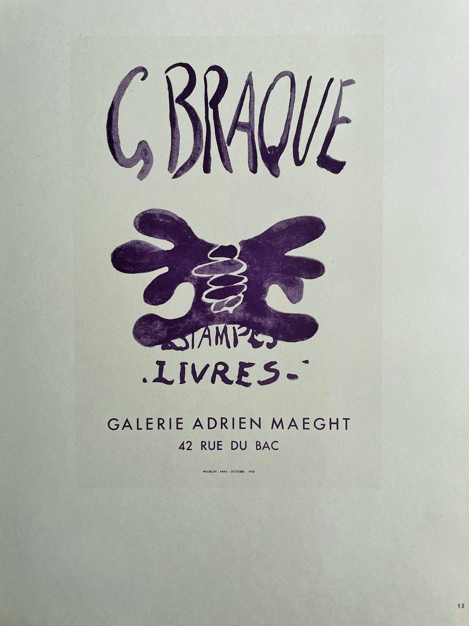 Adrien Maeght - Georges Braque – Image 1